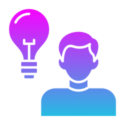 Ícono de idea. FASE 3 – SOLUCIÓN con metodología de IA crítica