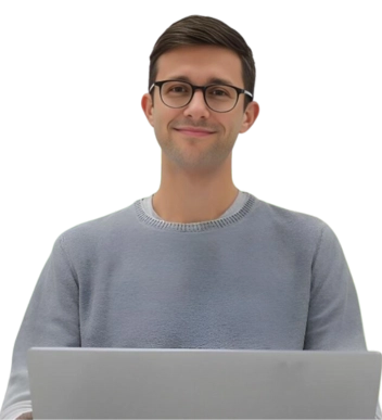 Fotografía de Alessio Pasinato miembro del equipo científico de IA aplicada en Deduce Data Solutions