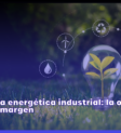 Eficiencia energética industrial: bombilla y planta sobre césped, símbolo de la unión entre energía sostenible y rentabilidad — DDS Core Industria