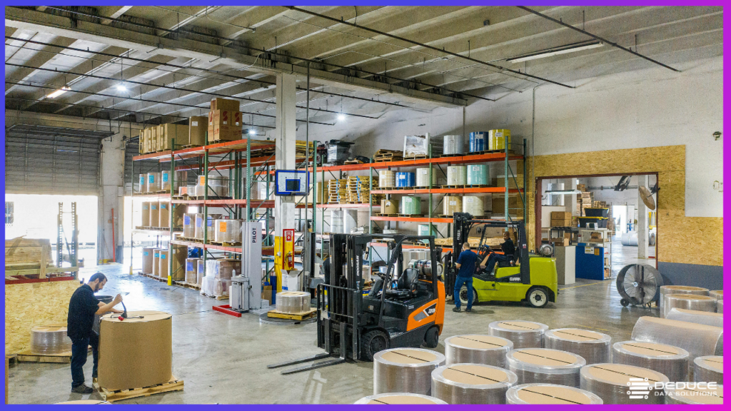 Nave industrial en la que el ahorro energético depende de los equipos ya instalados