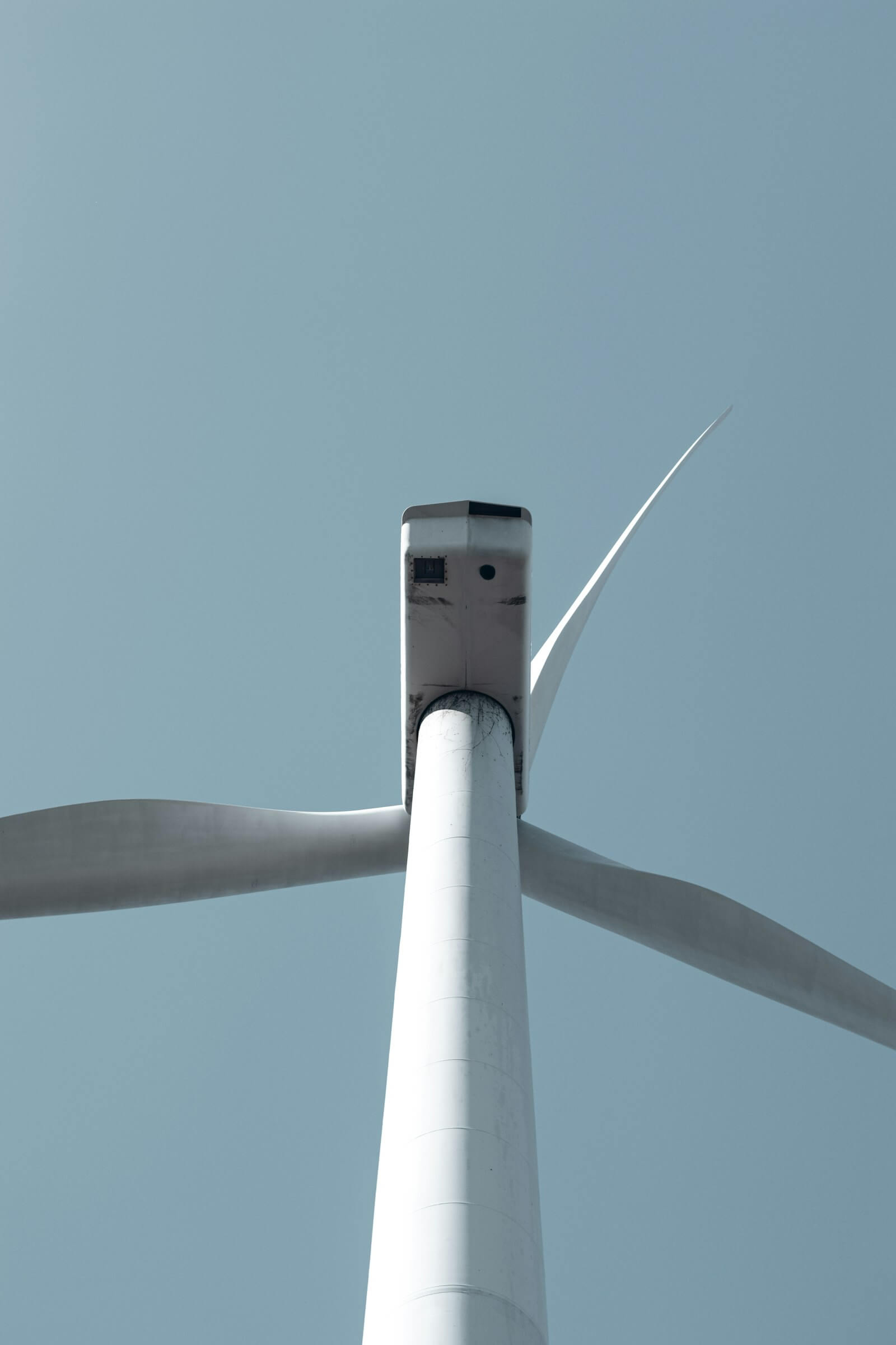 Detalle de un aerogenerador